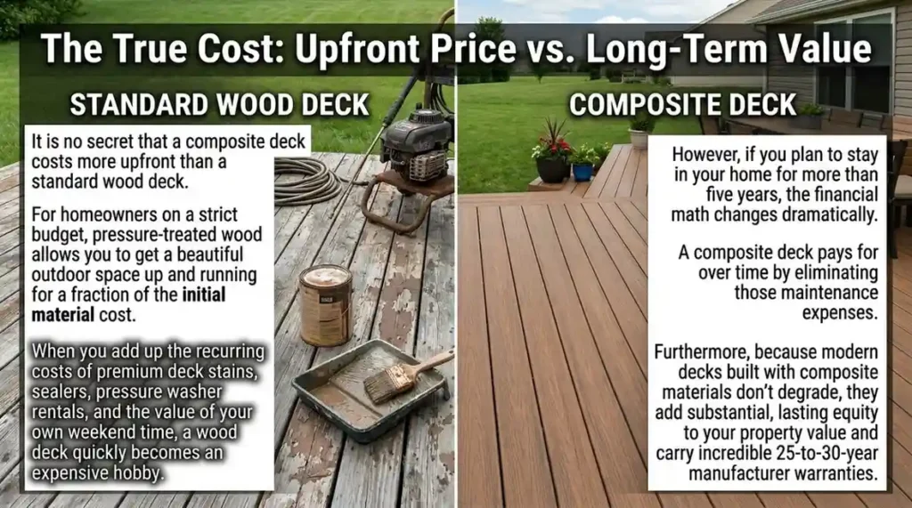 composite deck vs wood deck