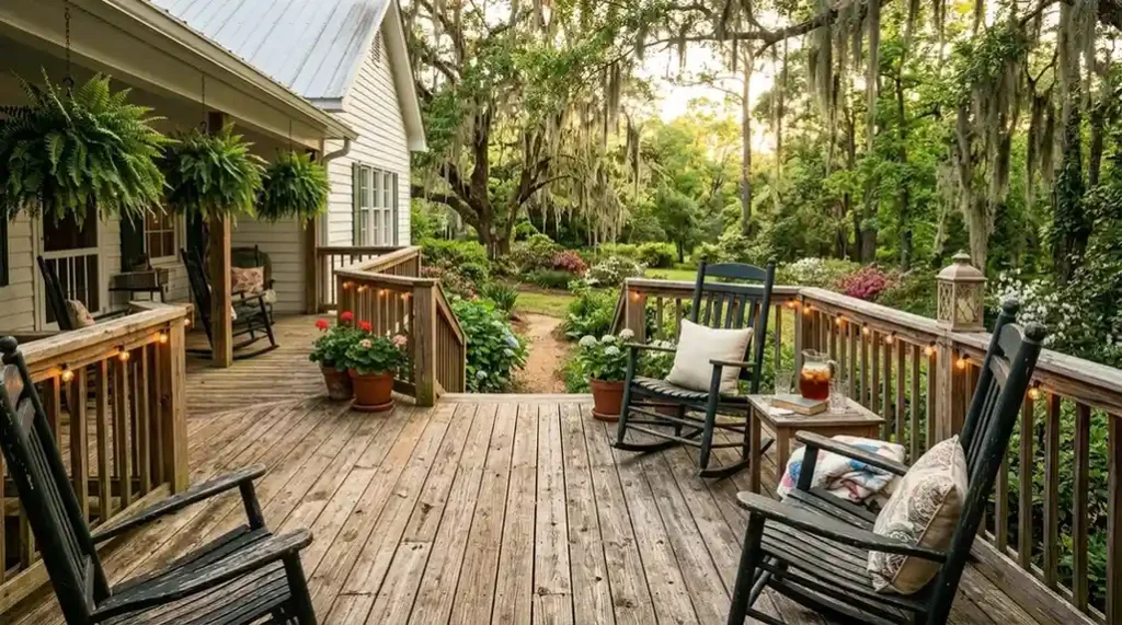 traditional wood decks