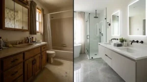 Bathroom remodel comparison