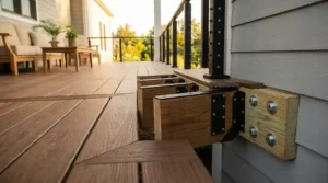 deck connection to house