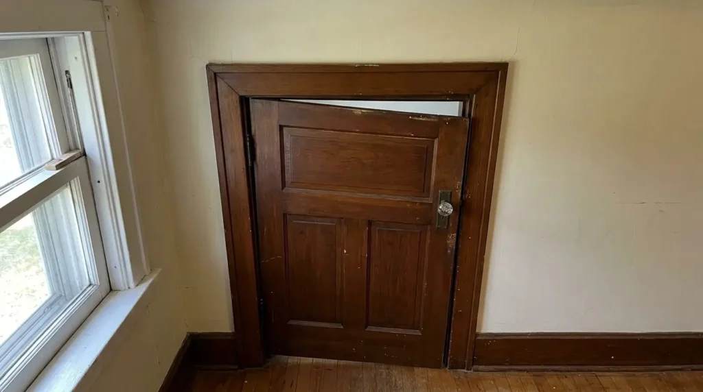 doors and windows that suddenly stick