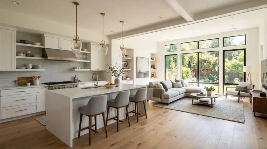open concept residential layout florida
