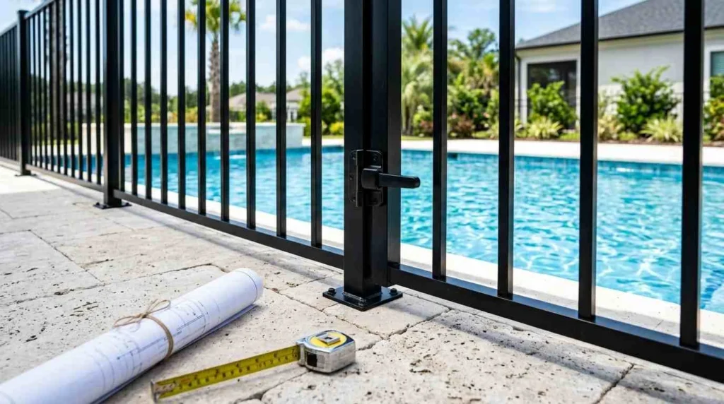 pool fence compliance planning by all decked out in south Carolina