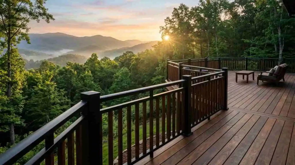 deck railing material