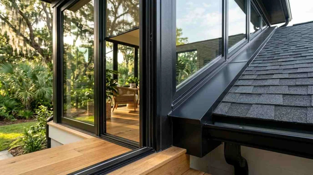 sunroom materials cross-section
