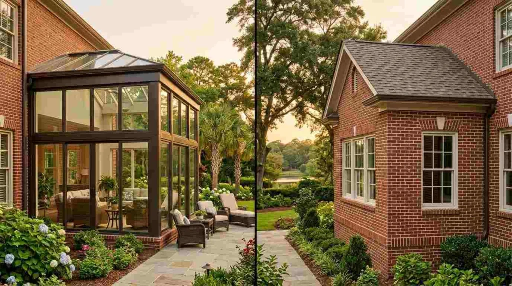 sunroom vs full room addition